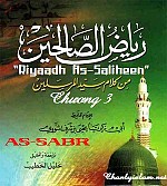 RIYAD AS SALIHIN - NHỮNG NGÔI VƯỜN NGOAN ĐẠO - CHƯƠNG 3: SỰ KIÊN NHẨN CHỊU ĐỰNG / AS SABR