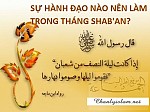 SỰ HÀNH ĐẠO NÀO NÊN LÀM TRONG THÁNG SHABA'AN (THÁNG 8 HIDRI)?