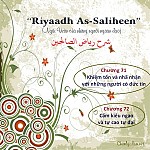 BÀI VIẾT VÀ THUYẾT GIẢNG AUDIO: “RIYAADH AS-SALIHEEN” (NGÔI VƯỜN CỦA NHỮNG NGƯỜI NGOAN ĐẠO) CHƯƠNG 71 & 72