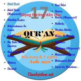 17 GIONG DOC QUR'AN KEM NOI DUNG Y NGHIA ANH NGỮ